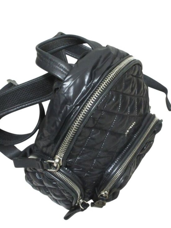 Moncler Florine Zaino Quilted Mini Backpack Black